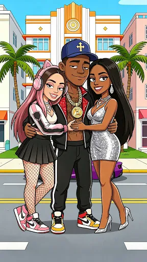 Скриншот 4 — Rap Star:Idle Clicker