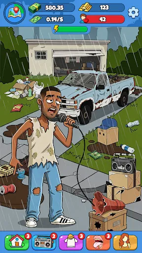 Скриншот 6 — Rap Star:Idle Clicker