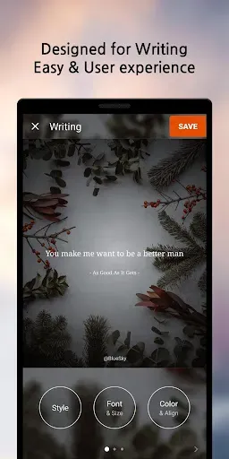 Скриншот 2 — Geulgram - Text on Photo