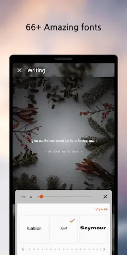 Скриншот 4 — Geulgram - Text on Photo
