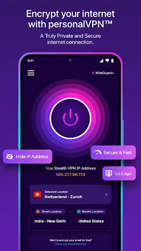 Скриншот 1 — WiTopia personalVPN