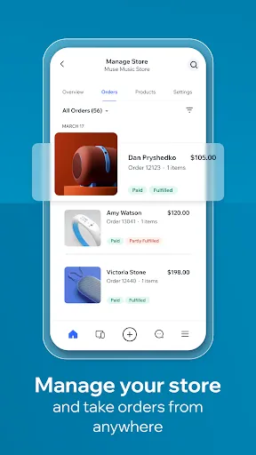 Скриншот 3 — Wix - создание сайтов