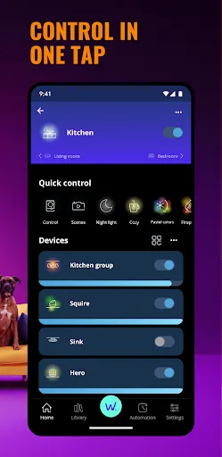 Скриншот 2 — WiZ Connected