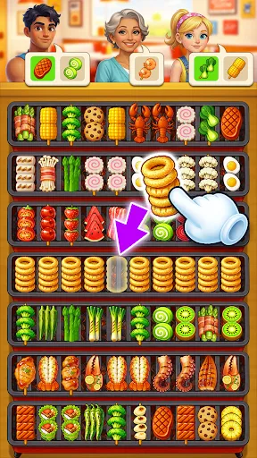 Скриншот 2 — Oh My Skewer : Grill Sort