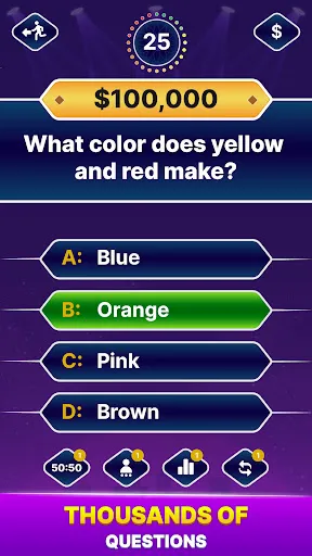 Скриншот 1 — Millionaire Quiz: Trivia Games