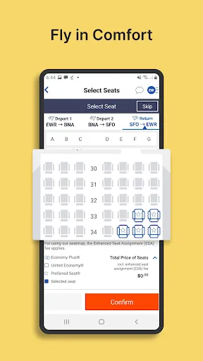 Скриншот 3 — OneTravel: Flights Hotels Cars