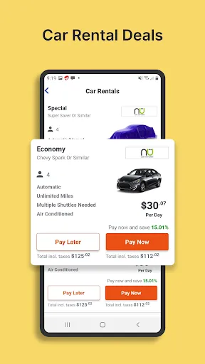 Скриншот 7 — OneTravel: Flights Hotels Cars