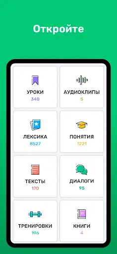 Скриншот 3 — Учите французский с Wlingua