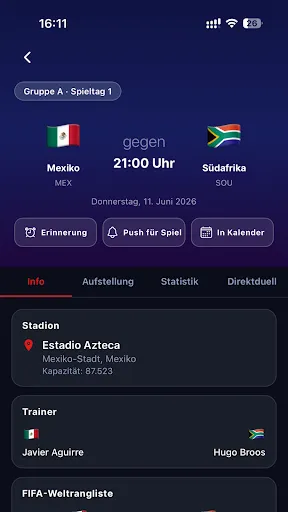 Скриншот 2 — Soccer 2026: Live & Schedule