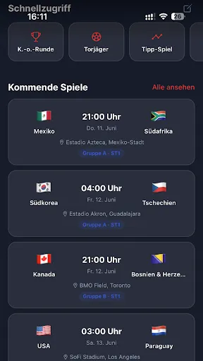 Скриншот 3 — Soccer 2026: Live & Schedule