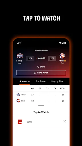 Скриншот 3 — WNBA - Live Games & Scores
