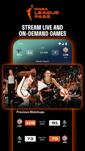 Скриншот 4 — WNBA - Live Games & Scores