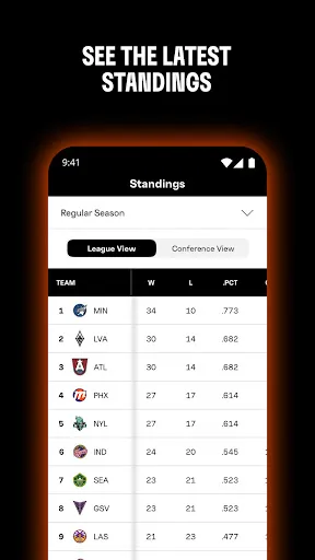 Скриншот 5 — WNBA - Live Games & Scores