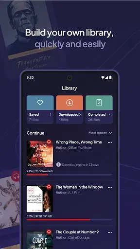 Скриншот 3 — Voxa - Audiobooks & E-books