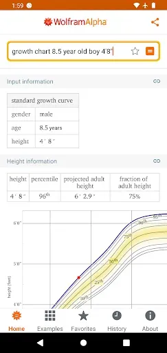 Скриншот 2 — WolframAlpha Classic