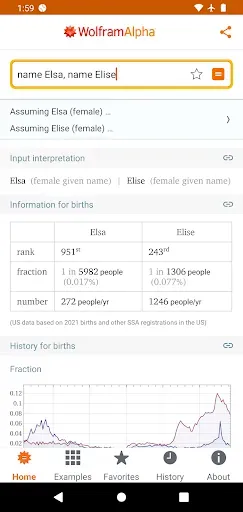 Скриншот 3 — WolframAlpha Classic