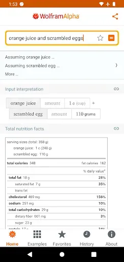 Скриншот 4 — WolframAlpha Classic