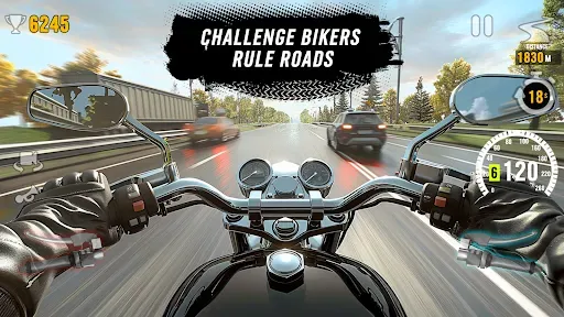 Скриншот 2 — Motor Tour: симуля мотоцикла