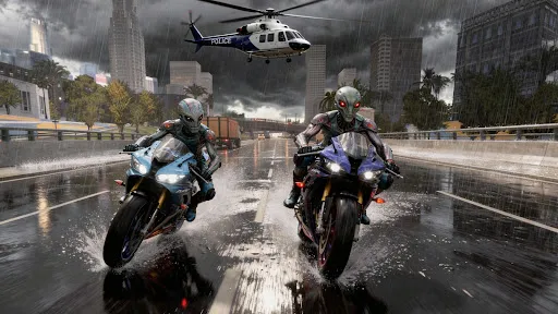 Скриншот 2 — Motor Bike रेसिंग का जुनून