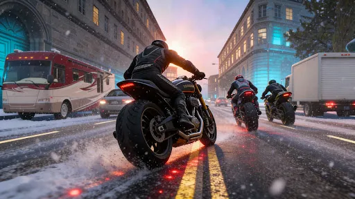 Скриншот 5 — Motor Bike रेसिंग का जुनून