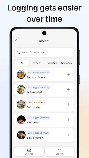 Скриншот 5 — CarbiGo: AI Cal & Carb Manager