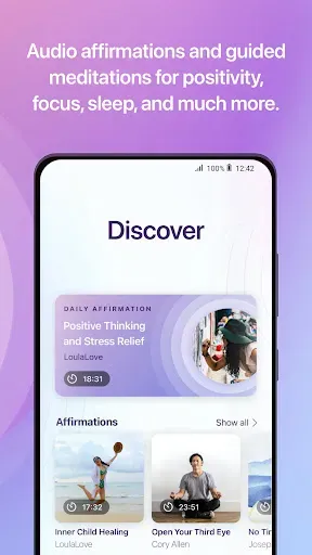 Скриншот 5 — Third Eye Thoughts Affirmation