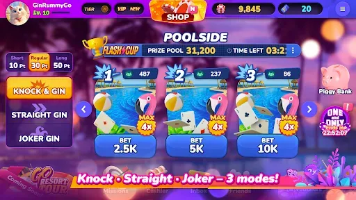 Скриншот 3 — Gin Rummy Go: Card Game Online