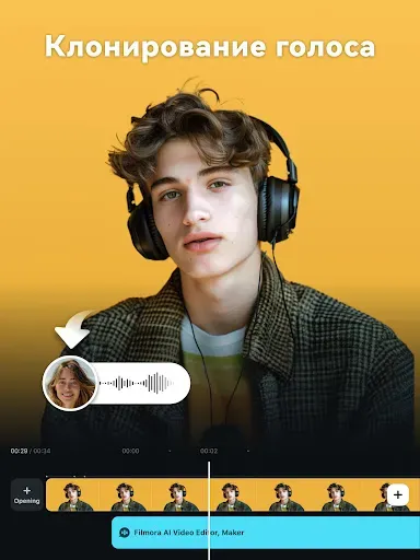 Скриншот 5 — FilmoraHD - AI Video Creator