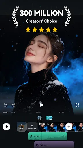 Скриншот 1 — Filmora AI: AI Video Generator