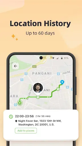 Скриншот 2 — Geonection: Live GPS Tracker
