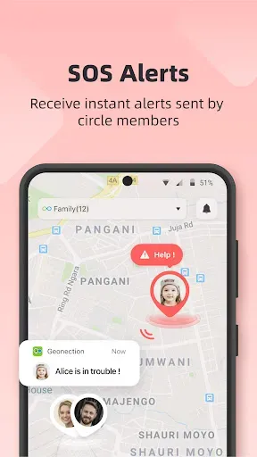 Скриншот 4 — Geonection: Live GPS Tracker