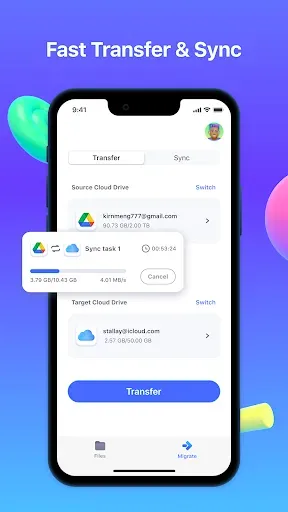Скриншот 3 — InClowdz - Cloud Transfer