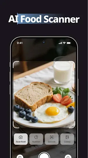 Скриншот 2 — CalBye - AI Счетчик калорий