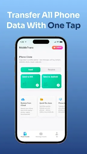 Скриншот 3 — MobileTrans: Передача данных