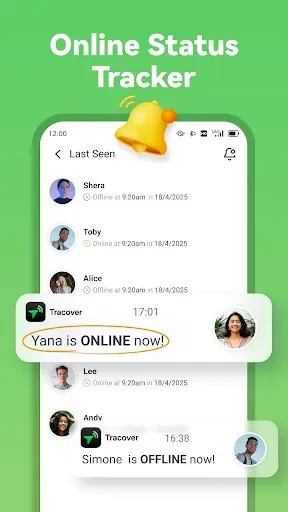 Скриншот 1 — Tracover: Chat Track & Recover