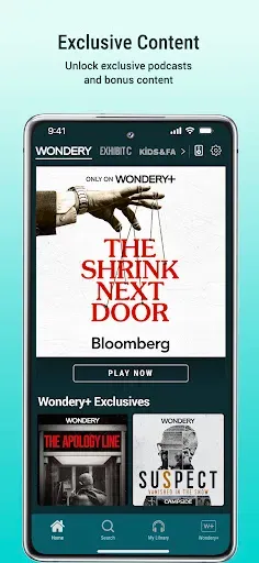 Скриншот 3 — Wondery: Must-Hear Podcasts