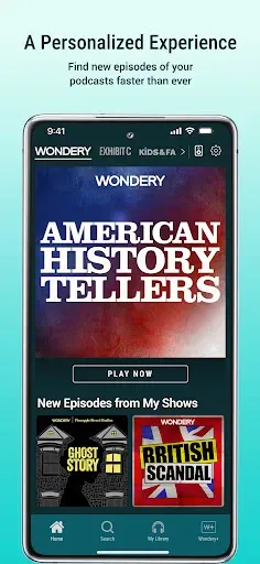 Скриншот 4 — Wondery: Must-Hear Podcasts