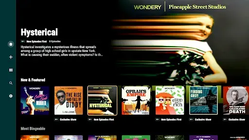 Скриншот 5 — Wondery: Must-Hear Podcasts