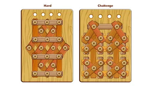 Скриншот 7 — Wood Nuts & Bolts Puzzle