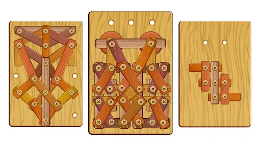 Скриншот 8 — Wood Nuts & Bolts Puzzle