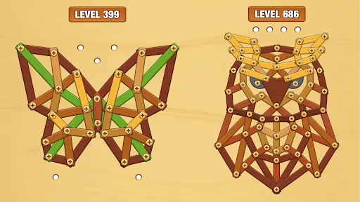 Скриншот 1 — Wood Nuts: Nuts & Bolts
