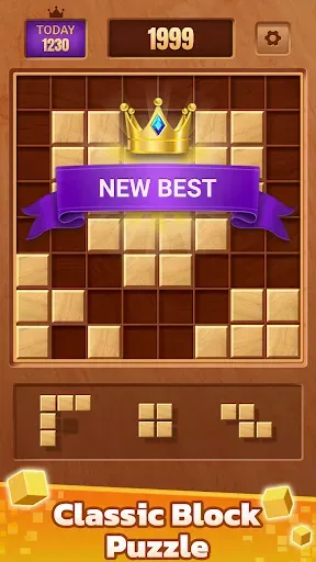 Скриншот 1 — Wood Blast: Block Puzzle Games