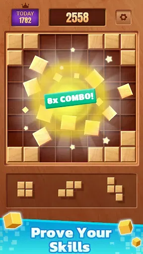 Скриншот 4 — Wood Blast: Block Puzzle Games
