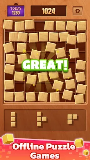Скриншот 7 — Wood Blast: Block Puzzle Games