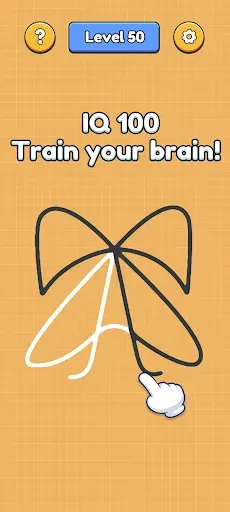 Скриншот 5 — One Line Draw: Brain Journey