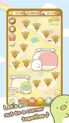 Скриншот 4 — Sumikko gurashi-Puzzling Ways