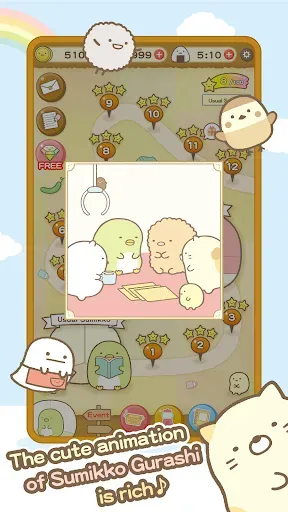 Скриншот 6 — Sumikko gurashi-Puzzling Ways