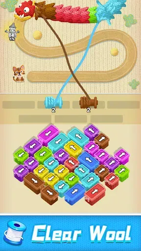 Скриншот 1 — Wool Rescue: Save My Cat