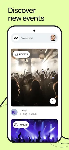 Скриншот 1 — Woov - Your Festival Companion