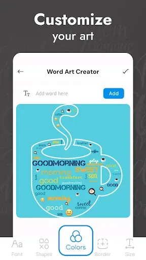 Скриншот 8 — Word Art Creator - Облако слов